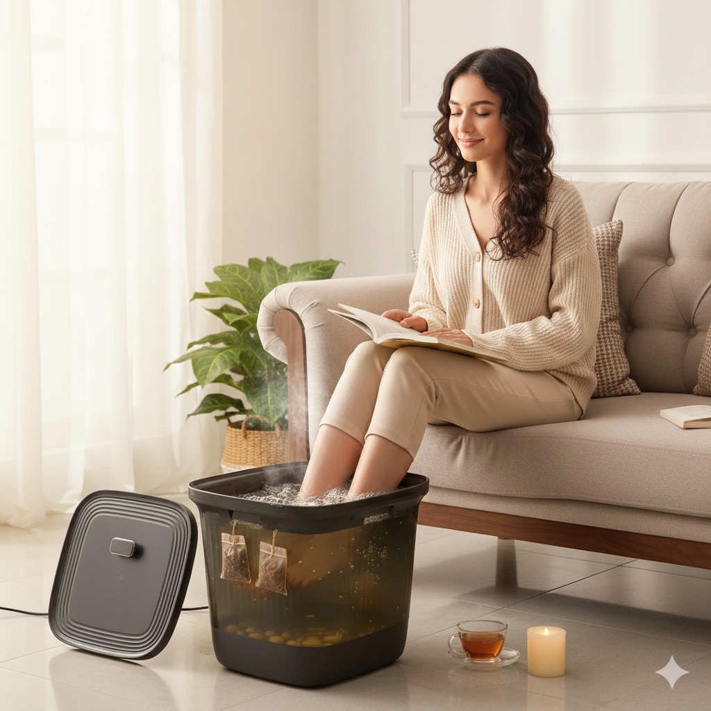 Bồn ngâm chân massage thông minh KS - Z68, có remote