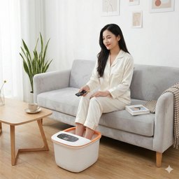 Bồn ngâm chân massage tự động FH818 (520W),có remote