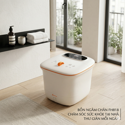 Bồn ngâm chân massage tự động FH818 (520W),có remote