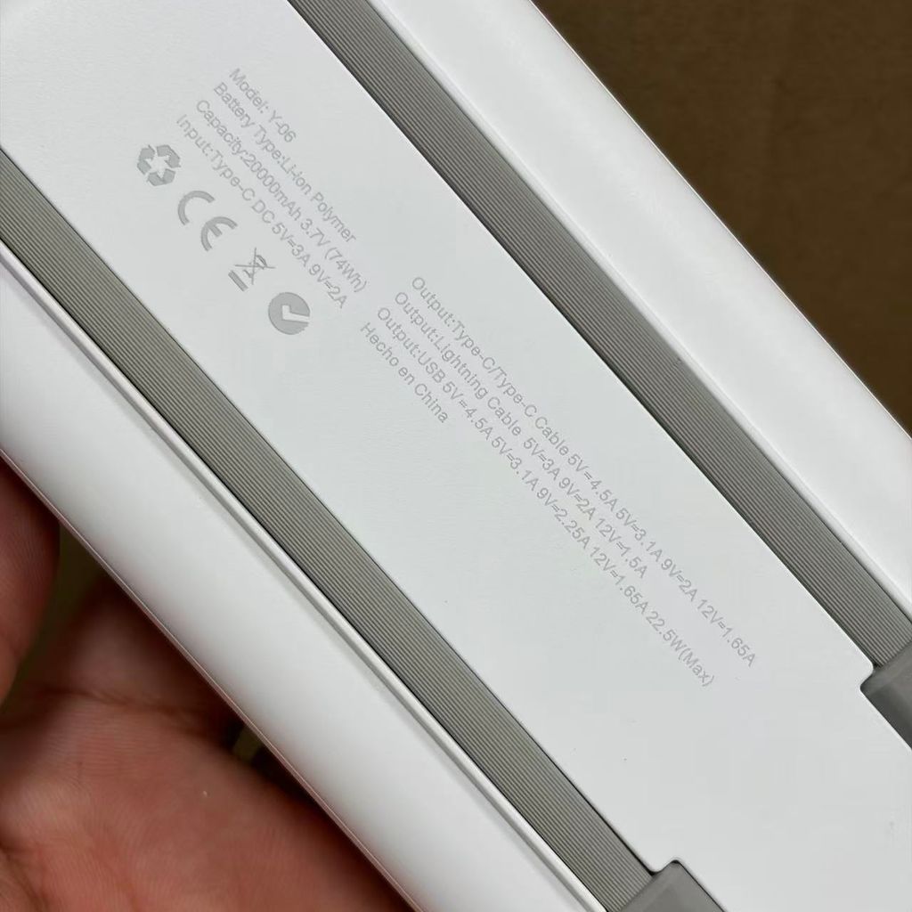  Pin dự phòng 20.000mAh TEKYOREO sạc nhanh 22.5W PD – liền cáp Type-C & Lighning - Ảnh 6