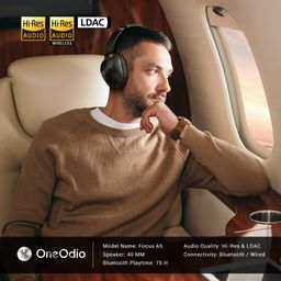 Tai nghe Headphone OneOdio Focus A5 Bluetooth 5.4 dùng cho DJ, chống ồn ANC.