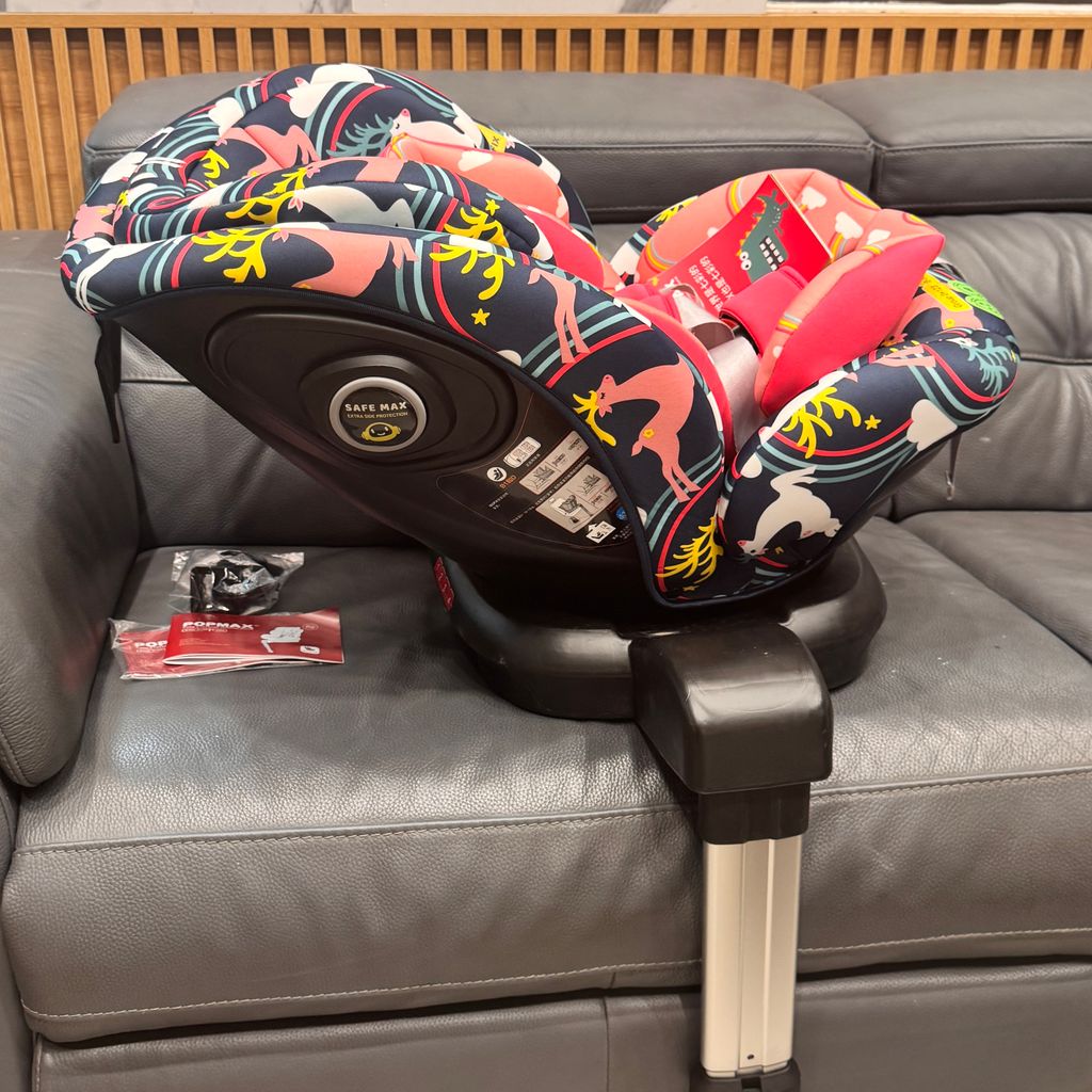 Ghế an toàn ô tô trẻ em POPMAX HOORAY (UK ) – Xoay 360°, khoá iSOFIX, từ 0-12 tuổi - Ảnh 5