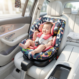 Ghế an toàn ô tô trẻ em POPMAX HOORAY (UK ) – Xoay 360°, khoá iSOFIX, từ 0-12 tuổi