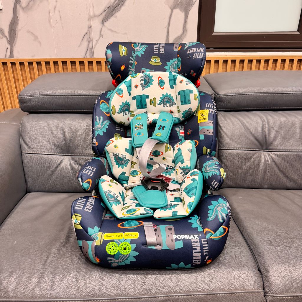 Ghế cho trẻ em trên ô tô hãng POPMAX IMOOZ ( UK ), có khoá ISOFIX, cho 2-12 tuổi ( 9-36kg) PM2105