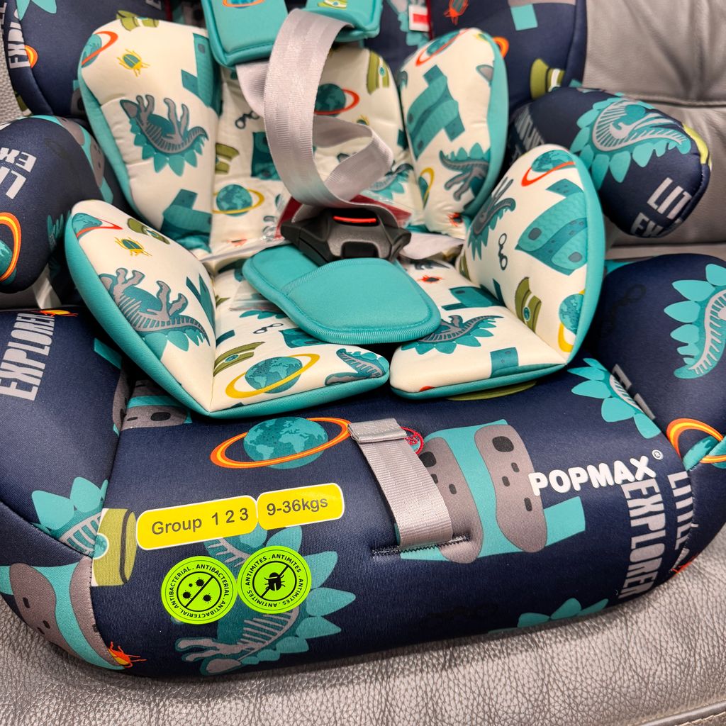 Ghế cho trẻ em trên ô tô hãng POPMAX IMOOZ ( UK ), có khoá ISOFIX, cho 2-12 tuổi ( 9-36kg) PM2105 - Ảnh 8