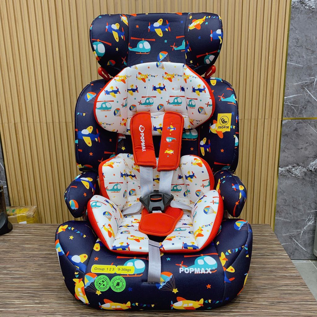Ghế cho trẻ em trên ô tô hãng POPMAX IMOOZ ( UK ), có khoá ISOFIX, cho 2-12 tuổi ( 9-36kg) PM2105 - Ảnh 5