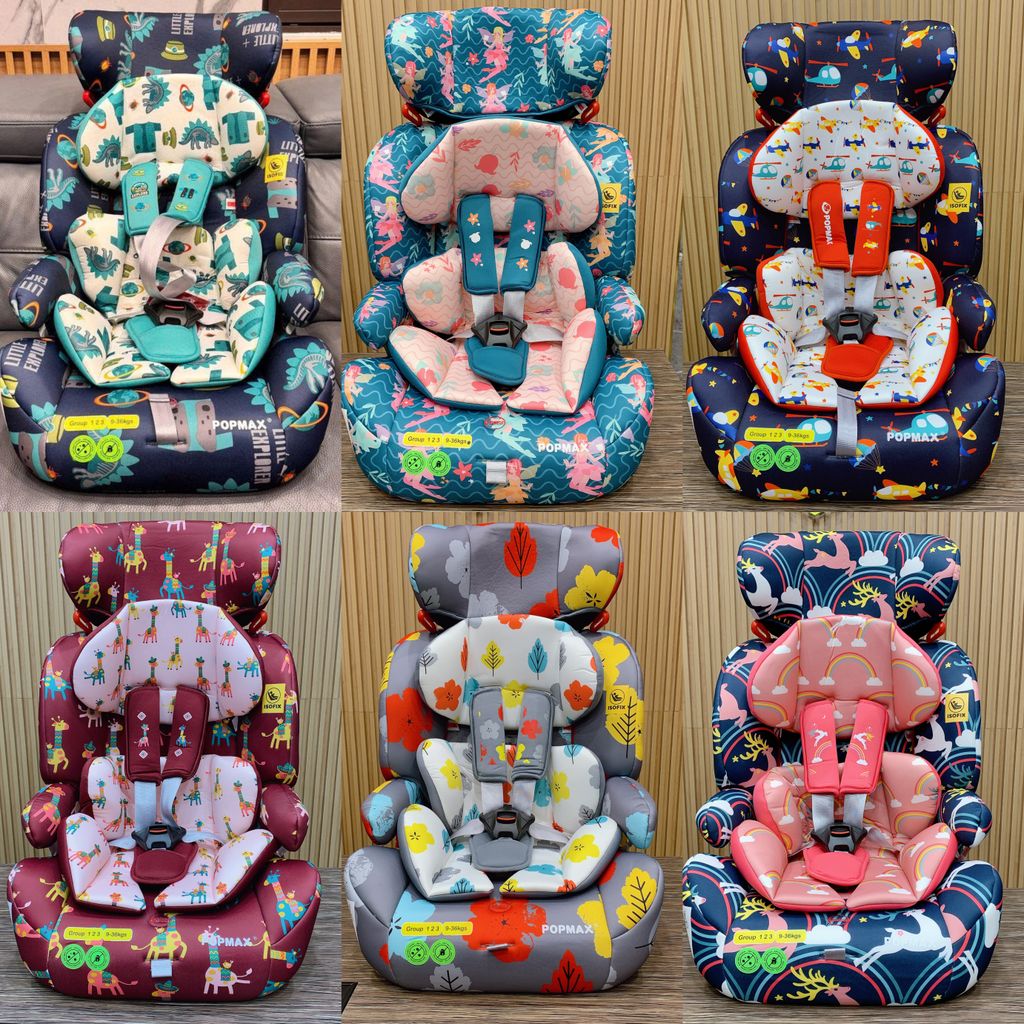 Ghế cho trẻ em trên ô tô hãng POPMAX IMOOZ ( UK ), có khoá ISOFIX, cho 2-12 tuổi ( 9-36kg) PM2105 - Ảnh 2