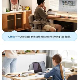 Gối cao su non tựa đầu & tựa lưng hãng BASEUS dành cho ô tô & ghế làm việc