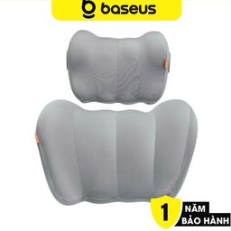 Gối cao su non tựa đầu & tựa lưng hãng BASEUS dành cho ô tô & ghế làm việc