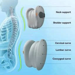 Gối cao su non tựa đầu & tựa lưng hãng BASEUS dành cho ô tô & ghế làm việc