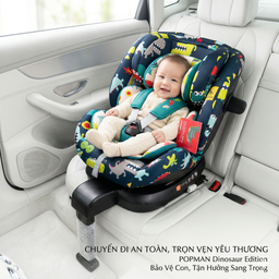 Ghế ô tô trẻ em POPMAX HOORAY (UK ) – Xoay 360°, khoá iSOFIX, từ 0-12 tuổi, PM2103