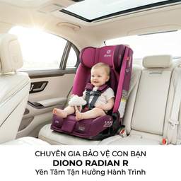 Ghế an toàn trẻ em trên Ô TÔ DIONO RADIAN 3RX ( Mỹ ) Full Steel Frame Gập gọn,…