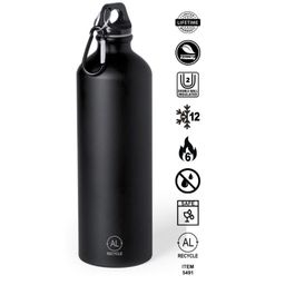 Bình nước thể thao BOTTLE - 750ml, chất liêuk hợp kim nhôm, ko chứa BPA, an to…