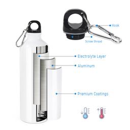 Bình nước thể thao BOTTLE - 750ml, chất liêuk hợp kim nhôm, ko chứa BPA, an to…
