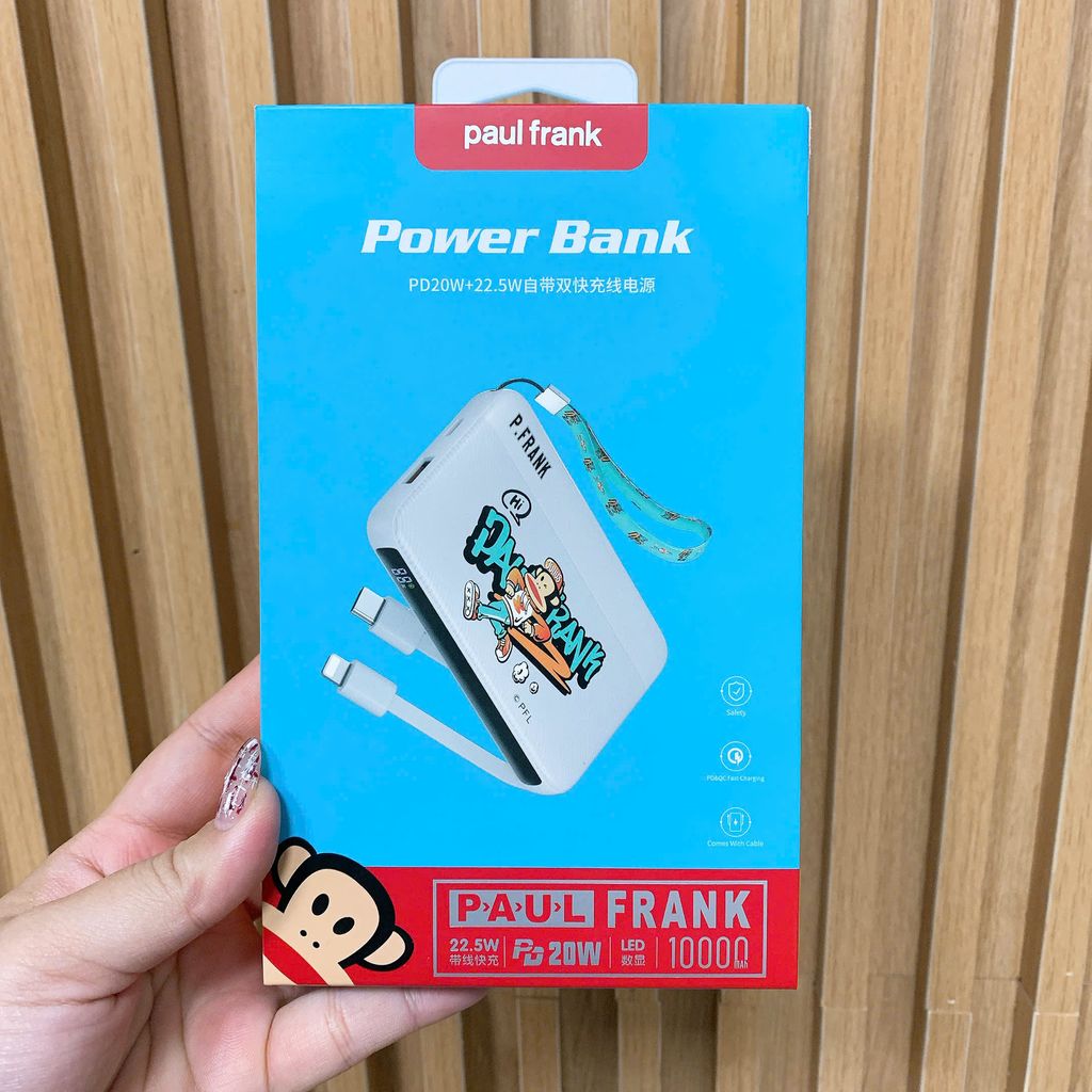 Pin sạc dự phòng WIWU PAUL FRANK 10.000mAh - W3198