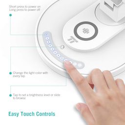 Đèn bàn Chống Cận Kiêm Sạc Không Dây TAOTRONICS TT-DL036 , đèn đọc sách, đèn học