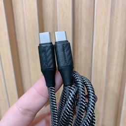 Cáp sạc nhanh iPhone dây dù hãng CLVRCONNECT ( C to L và C to C)- ko hộp