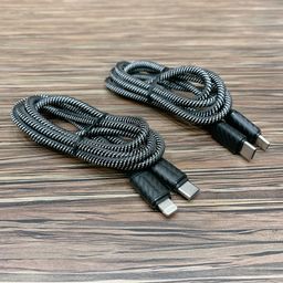 Cáp sạc nhanh iPhone dây dù hãng CLVRCONNECT ( C to L và C to C)- ko hộp
