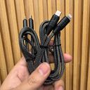 Cáp sạc nhanh iPhone dây dù hãng CLVRCONNECT ( C to L và C to C)- ko hộp - Ảnh 10