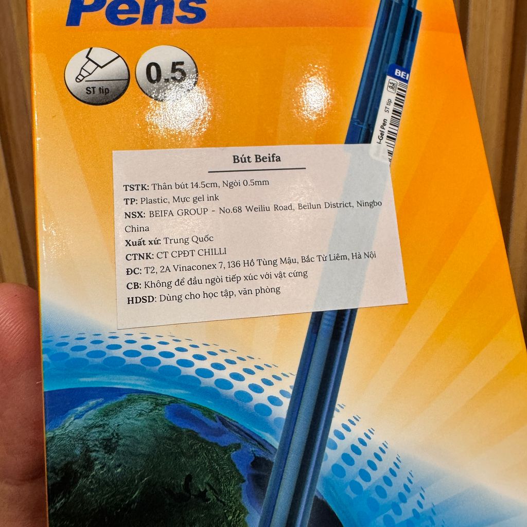 Bút bi Semi Gel hãng BEIFA TB609 hộp 24 cái - Ảnh 9