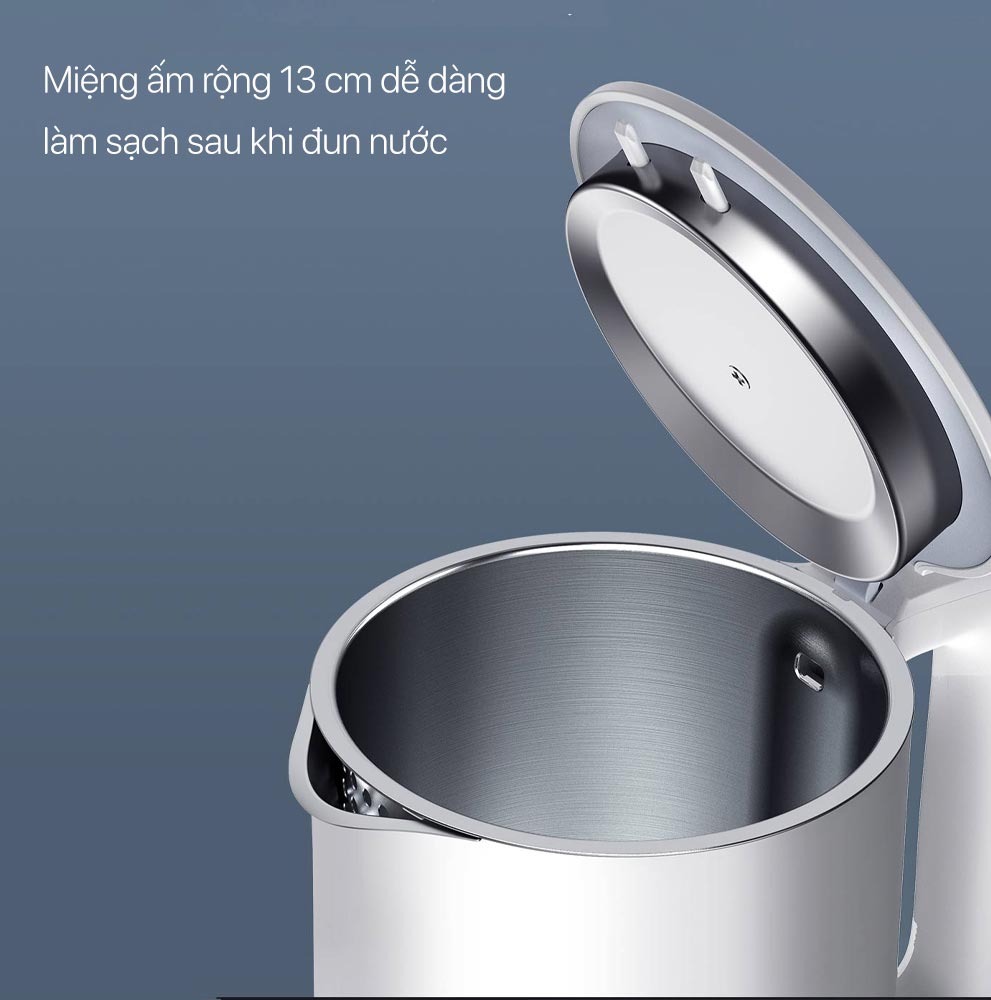  Ấm đun nước siêu tốc XIAOMI Mijia Electric Kettle 1A, 1.5L, 1800W (bản nội địa) - Ảnh 6