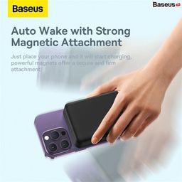 Pin dự phòng không dây 20000mAh Baseus, sạc nhanh 20w, có Magsafe ( màu trắng )