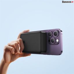 Pin dự phòng không dây 20000mAh Baseus, sạc nhanh 20w, có Magsafe ( màu trắng )