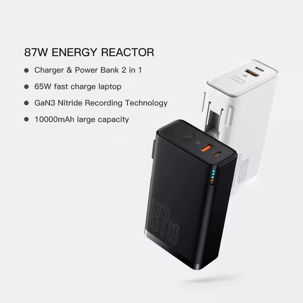  Pin dự phòng kiêm củ sạc 2 trong 1 Baseus GaN3 87w 10000mAh - Ảnh 4