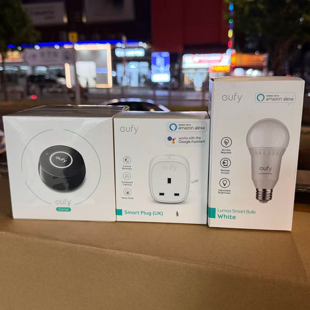{Order giao 25/1} Set 3 sản phẩm Anker Eufy gồm Đèn + ổ cắm + loa thông minh