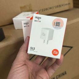 Củ sạc nhanh 20W hãng AIGO S12, sạc GaN siêu nhỏ gọn