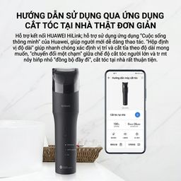 Tông đơ cắt tóc thông minh HUAWEI Dynacare, hút tóc tự động khi cắt