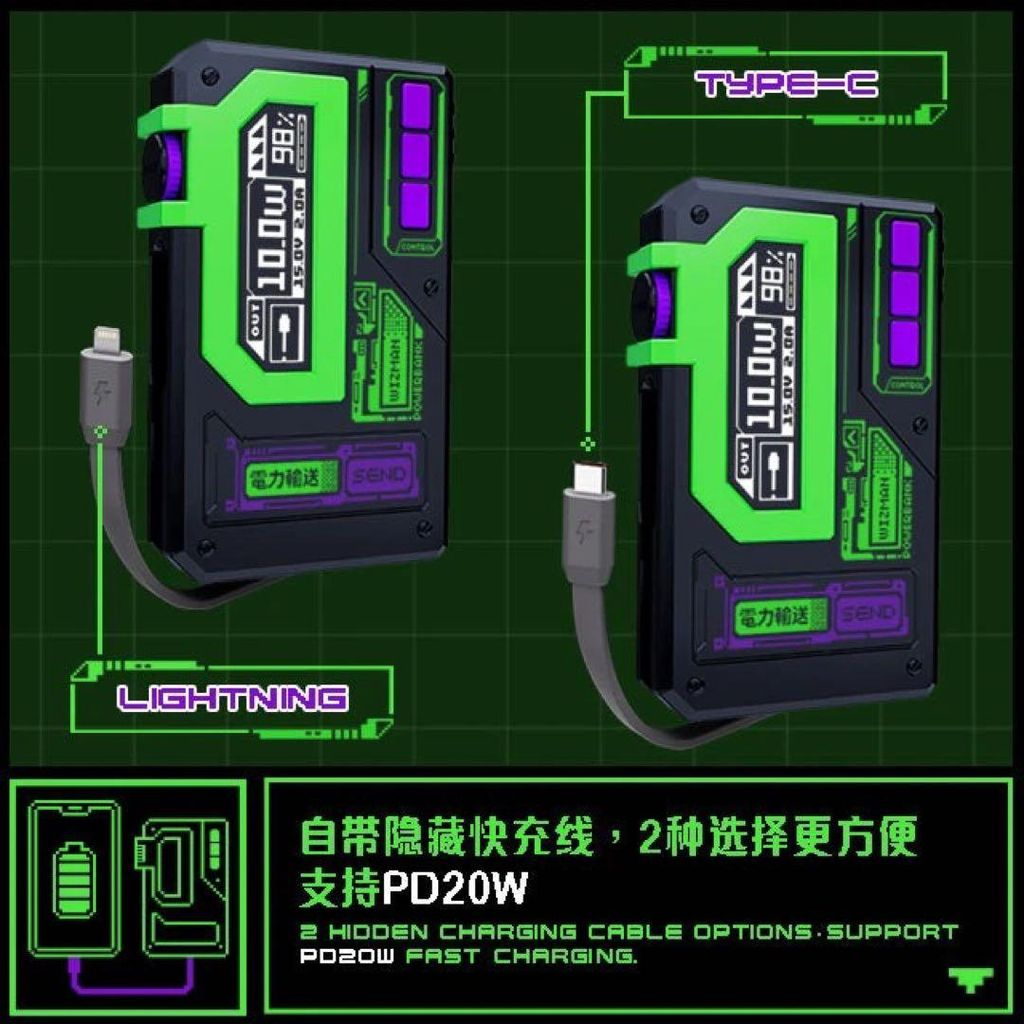 Pin dự phòng 10.000mAh WIZMAN - Ảnh 3