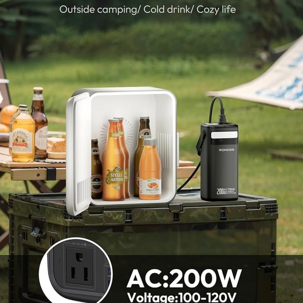  Pin dự phòng 75000mAh ROMOSS PMT705 công suất 200W , có cổng AC 220V - ko hộp - Ảnh 3