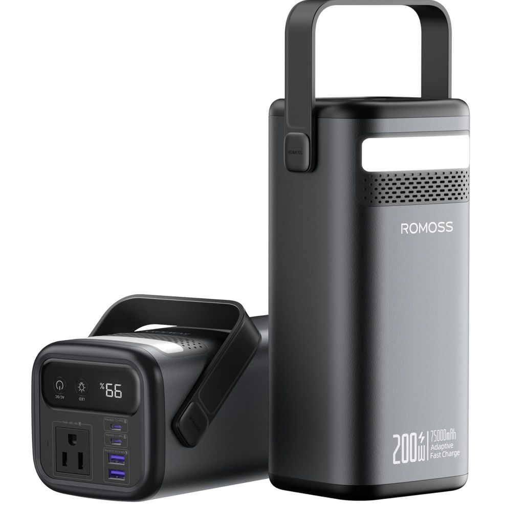  Pin dự phòng 75000mAh ROMOSS PMT705 công suất 200W , có cổng AC 220V - ko hộp