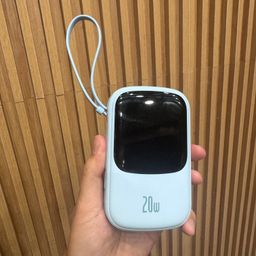 Pin dự phòng 20.000mAh Baseus Qpow Pro sạc nhanh 20W - liền cáp Lightning iPho…