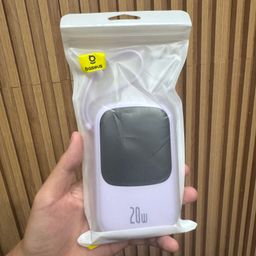 Pin dự phòng 20.000mAh Baseus Qpow Pro sạc nhanh 20W - liền cáp Lightning iPho…