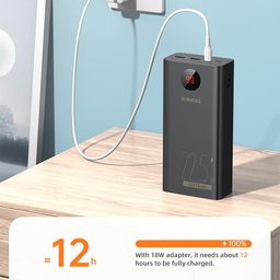Pin dự phòng 40.000mAh ROMOSS PEA40 sạc nhanh 22.5W ( ko hộp )