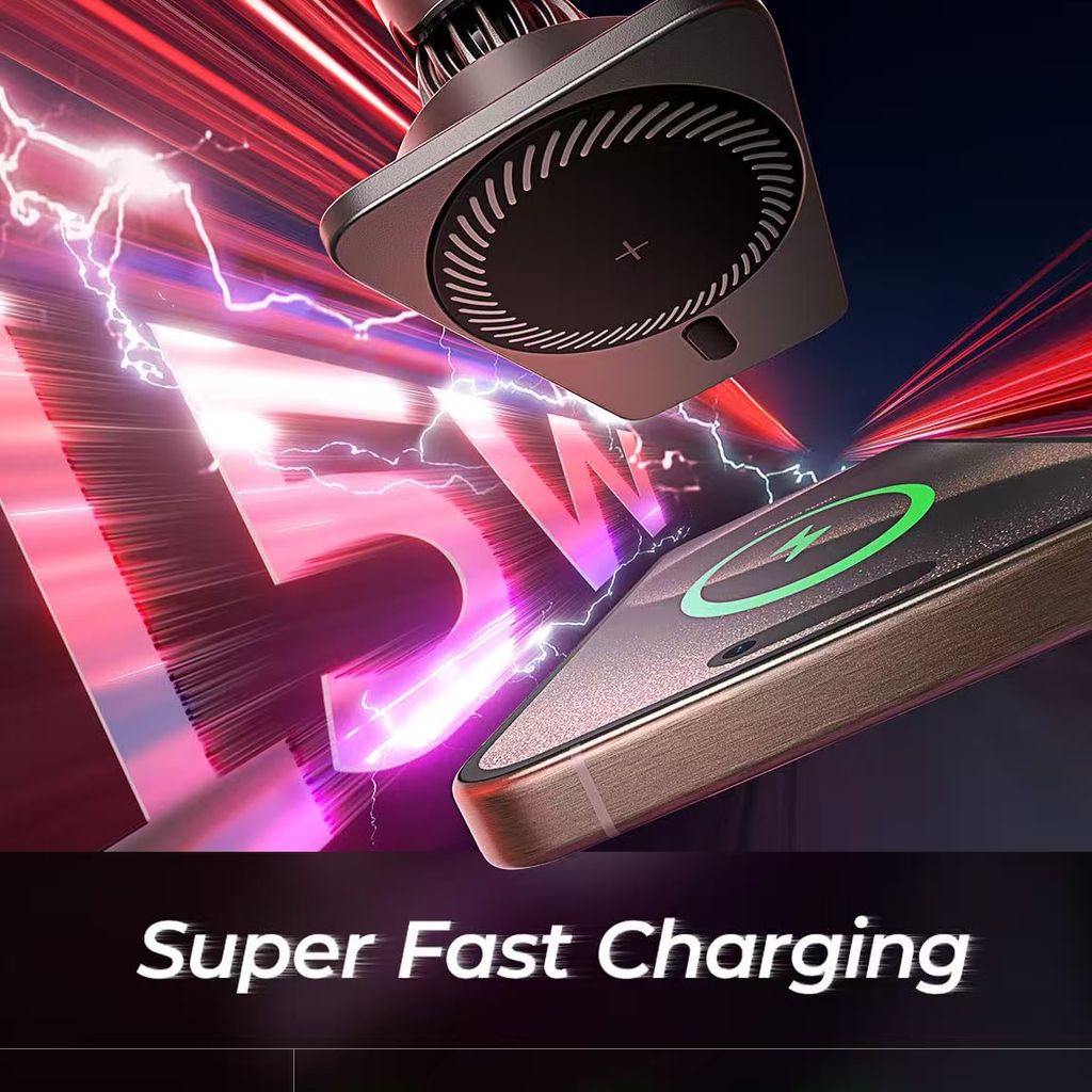 Đế giữ điện thoại Magsafe sạc nhanh không dây 15w hãng LISEN - không hộp - Ảnh 2