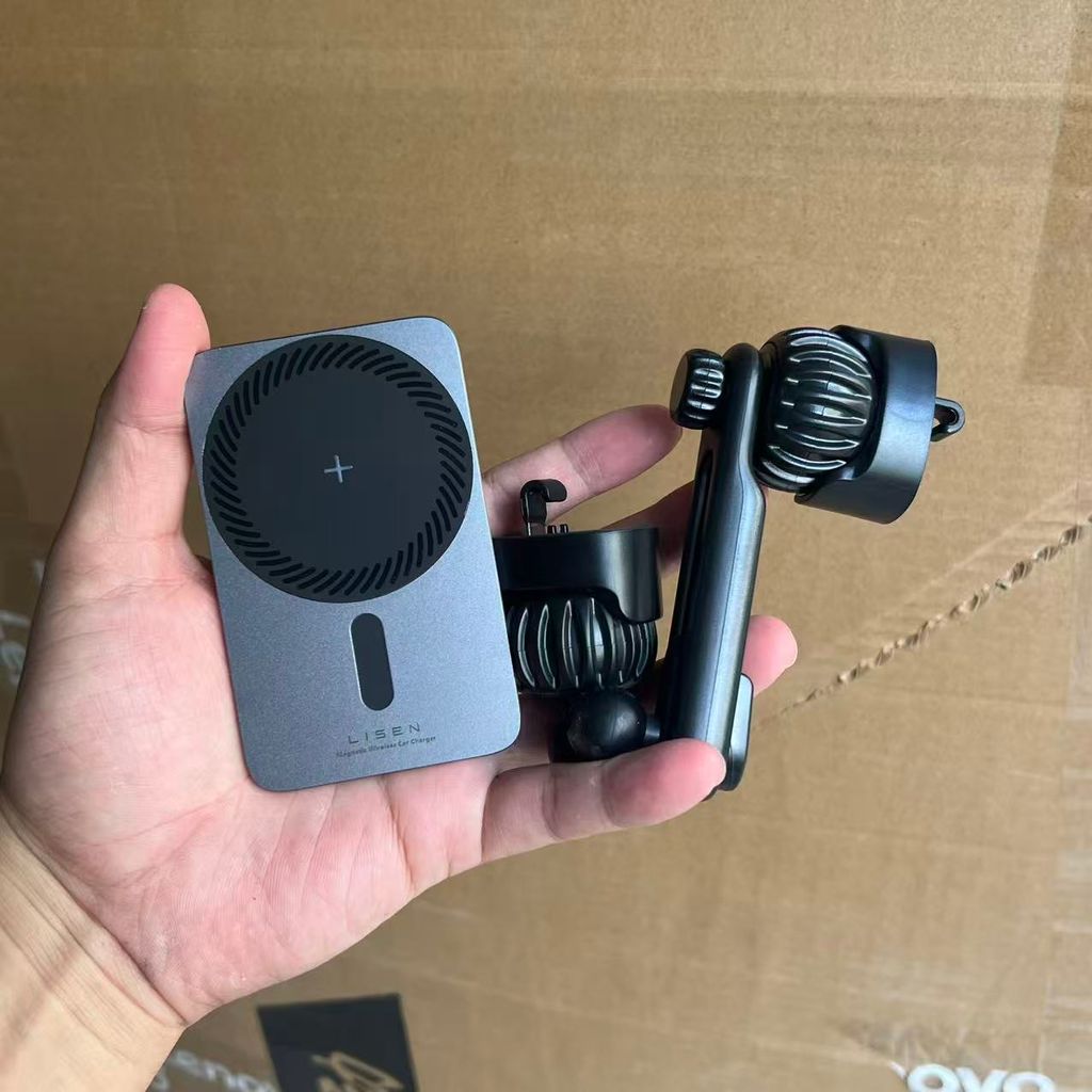 Đế giữ điện thoại Magsafe sạc nhanh không dây 15w hãng LISEN - không hộp - Ảnh 3