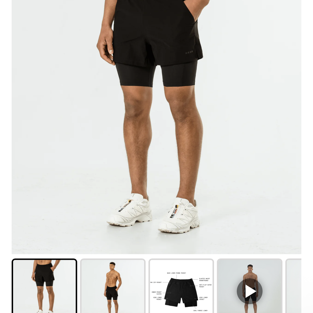 Quần short thể thao NOSO 2 in 1 (UK), chơi Pickleball , gym, chạy bộ.. - Ảnh 8