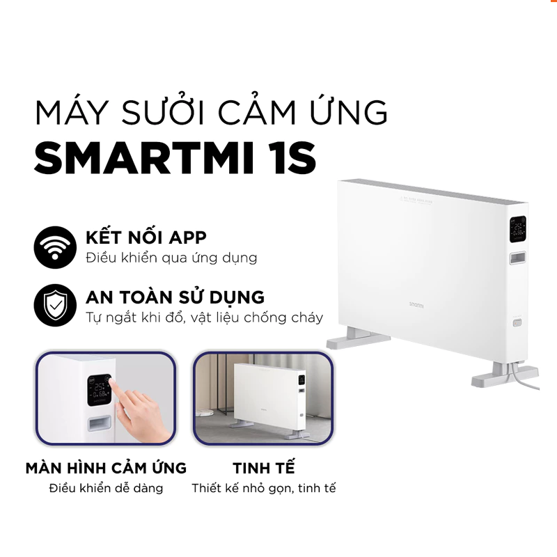 {Order giao 20/1} Máy sưởi điện đối lưu cảm ứng Xiaomi Smartmi 1S ( kết nối App) - Ảnh 2