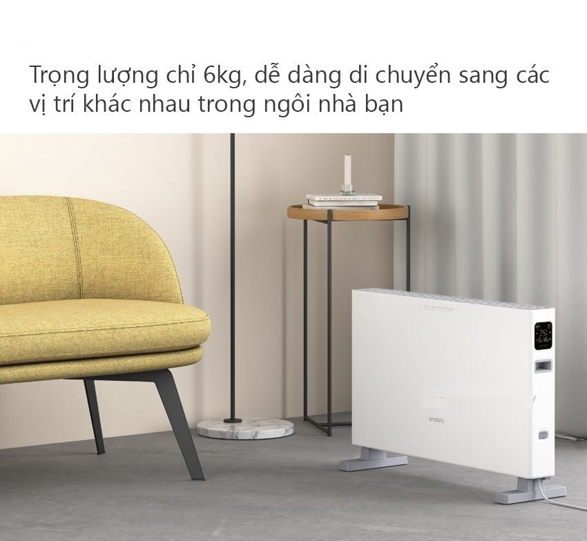 {Order giao 20/1} Máy sưởi điện đối lưu cảm ứng Xiaomi Smartmi 1S ( kết nối App) - Ảnh 7