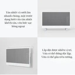 Máy sưởi thông minh Xiaomi Smartmi Graphene GR-H – 3 chế độ, có sấy khăn