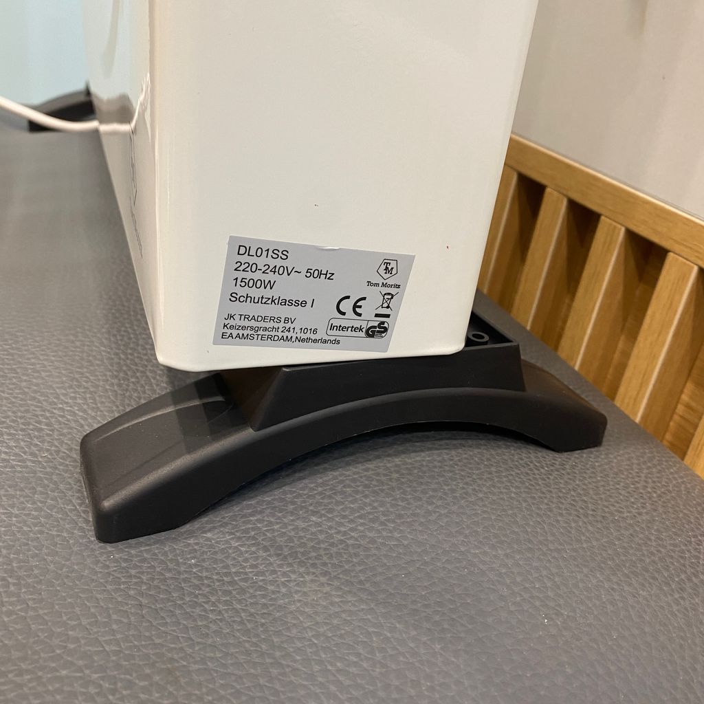 {Order giao 20/1} Máy sưởi điện đối lưu hãng Tom Moritz 1500W - Ảnh 8