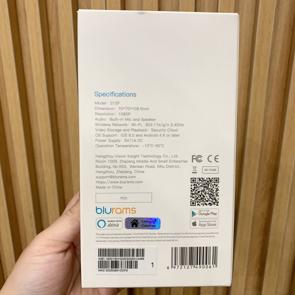 Camera xoay an ninh thông minh Blurams S15F - Ảnh 3