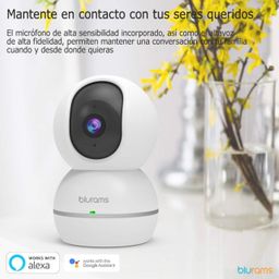Camera xoay thông minh Blurams S15F, hỗ trợ Google assistant