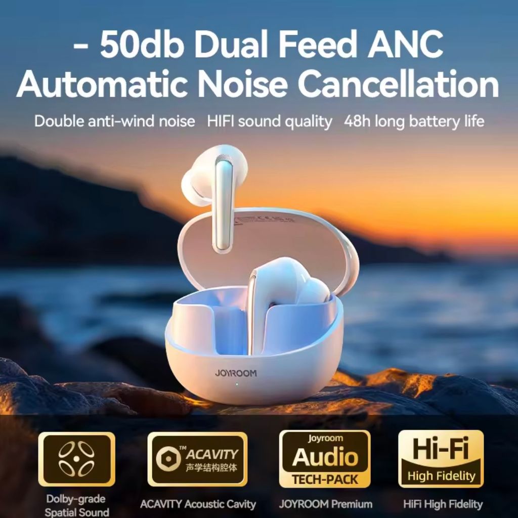 Tai nghe Bluetooth JOYROOM JR-FB3S chồng ồn chủ động ANC - Ảnh 8