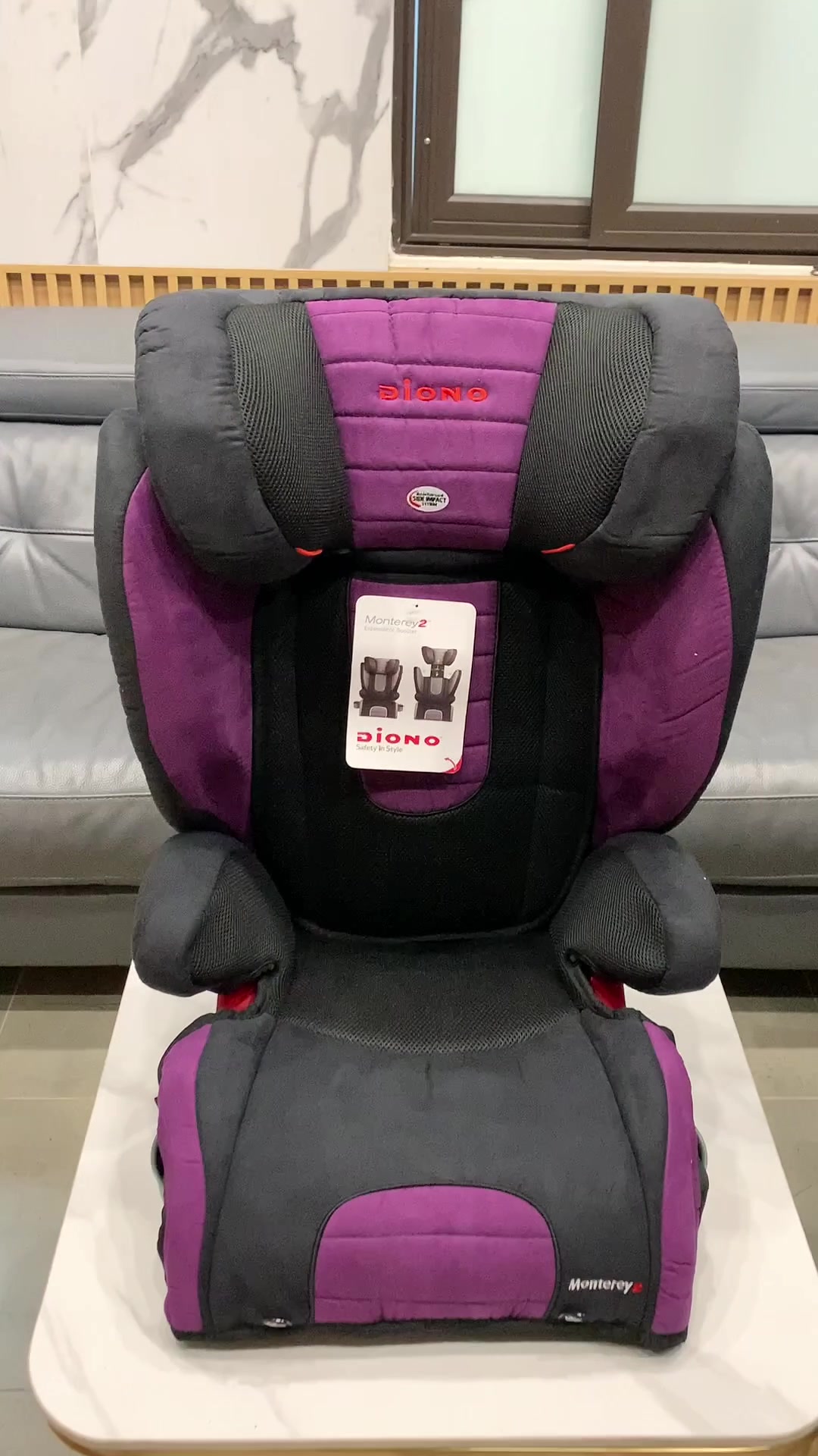 Ghế an toàn trẻ em trên Ô TÔ Diono Monterey 2™ (15-36kg) - thương hiệu Mỹ thực tế Ghế an toàn trẻ em trên Ô TÔ Diono Monterey 2™ (15-36kg) - thương hiệu Mỹ - Góc chụp chi tiết thực tế 5