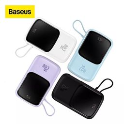 Pin dự phòng 20.000mAh Baseus Qpow sạc nhanh - liền cáp Type C 22.5W và Lightn…