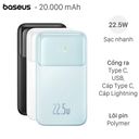 Pin dự phòng Baseus 20.000mAh sạc nhanh 22,5W liền cáp Type C và Lightning - PPMD20 - Ảnh 8